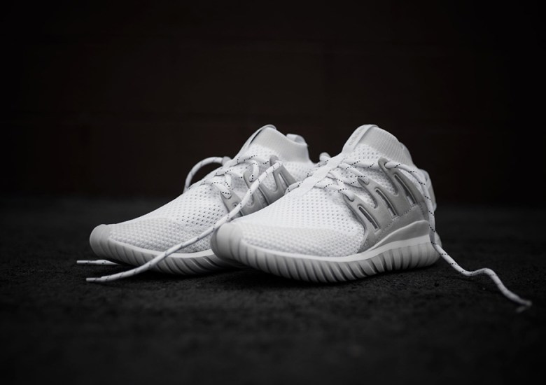 Nearly “Triple White” For The adidas Tubular Nova Primeknit