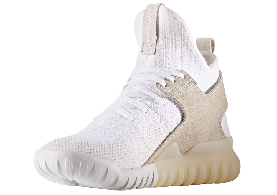 adidas tubular x running white