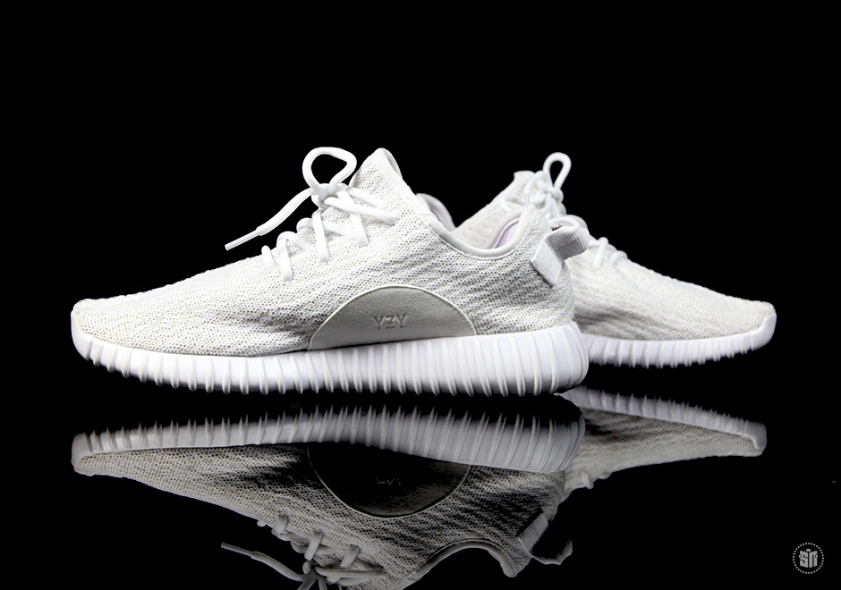 all white yeezy 350 boost