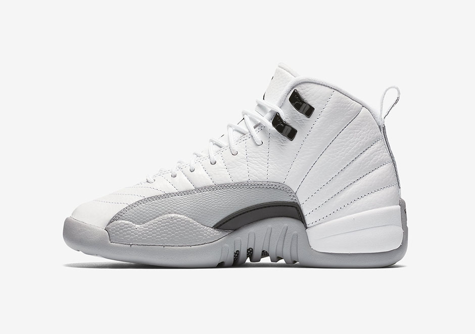 retro 12 jordans grey