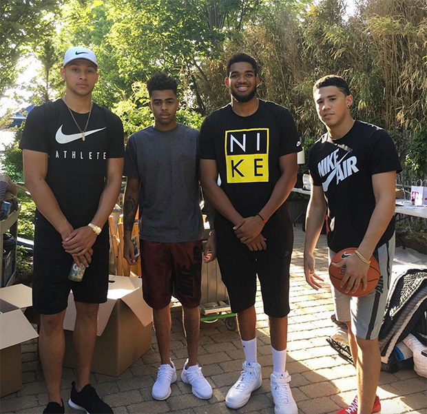 Ben Simmons Dangelo Russell Karl Anthony Towns Devin Booker