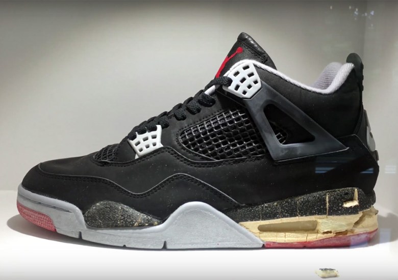 Fully Crumbling Original Air Jordans On Display Honor23 - SneakerNews.com