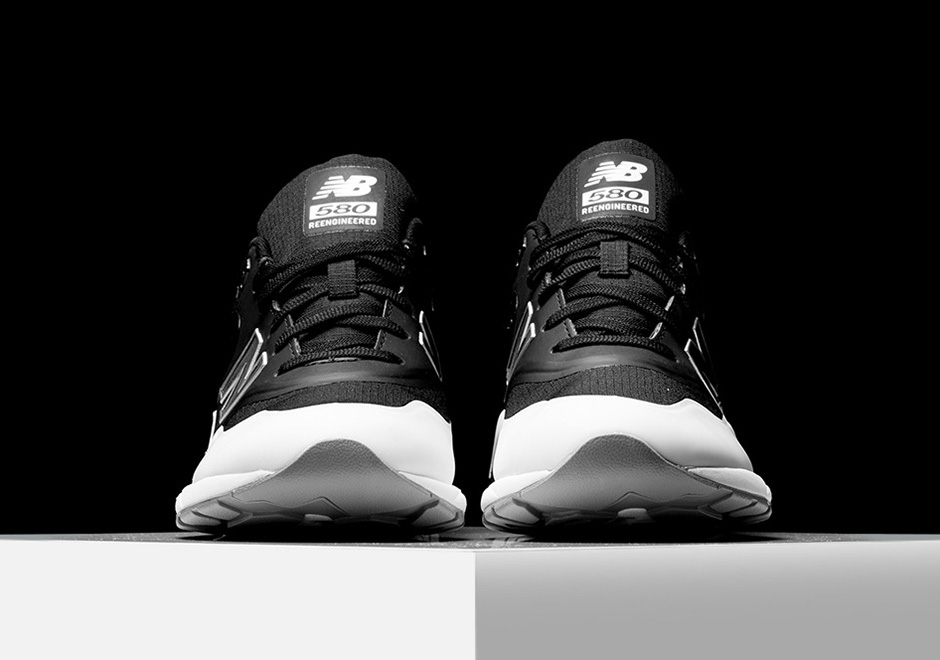 Re-engineered Balance 580 Gets A “Tuxedo” Colorway - SneakerNews.com