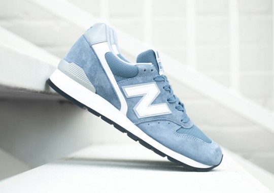 Soft Blue Suedes Arrive On The New Balance 996 Made In USA