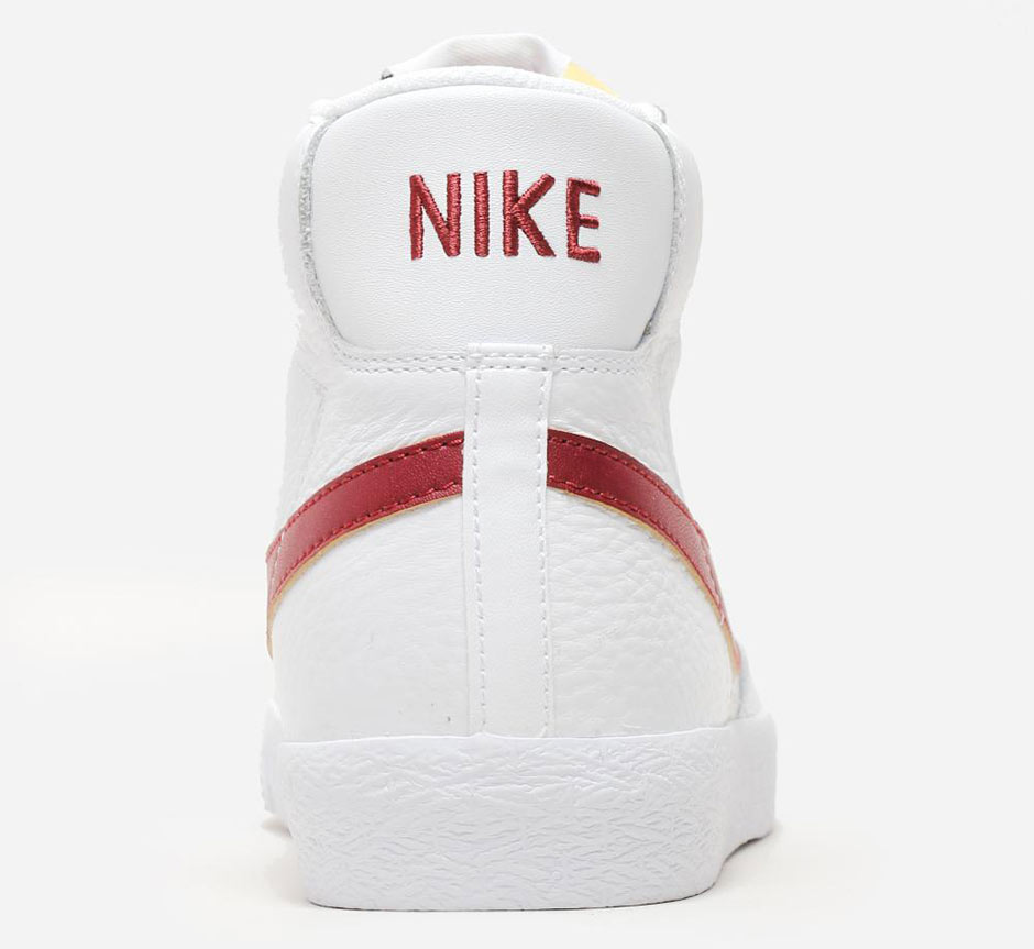 Nike Blazer Vintage Leather White Team Red 5