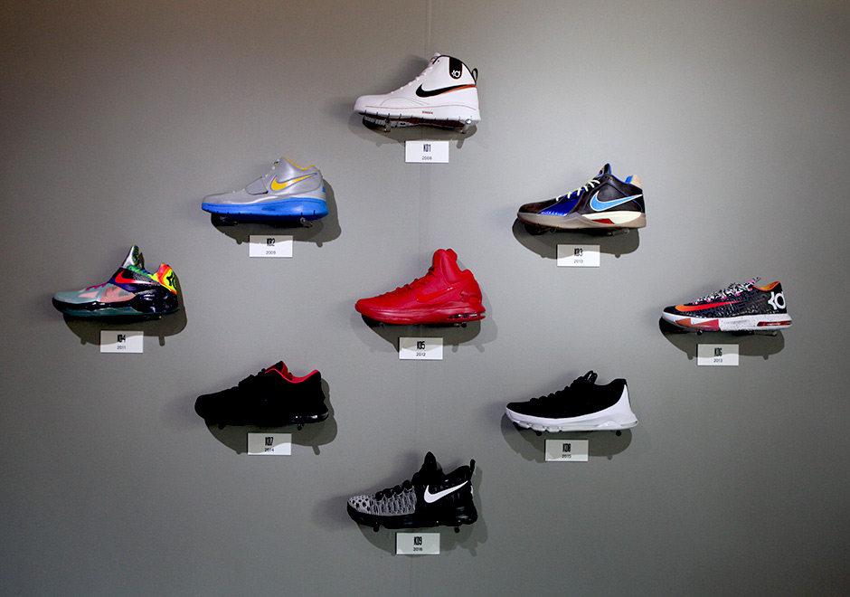 Nike Shows Unreleased Colorways In KD Shoe Legacy Display