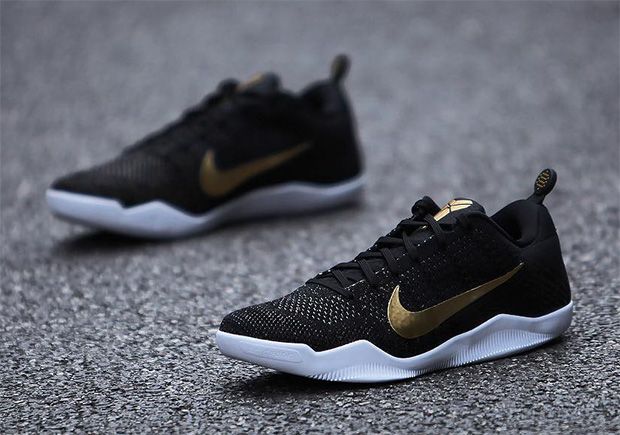 Nike Kobe 11 Black Gold GCR 885869-070