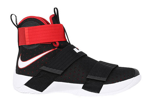 A Classic “Bred” Look Lands On The Nike LeBron Soldier 10