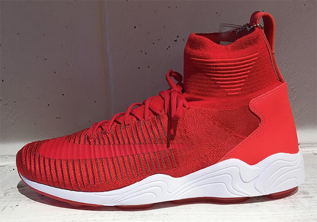 Nike Mercurial Flyknit Spiridon Red 02