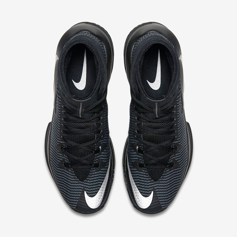 nike zoom clear out black