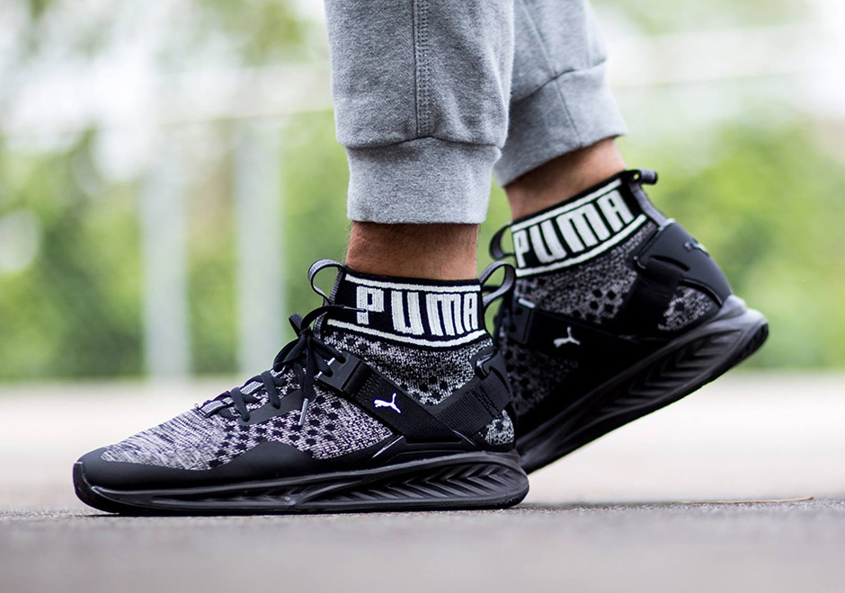 puma ignite sock woven