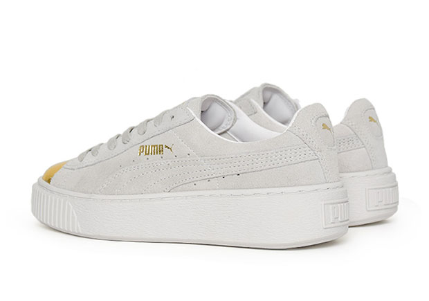 puma shoes with gold toe