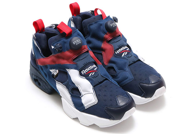 Reebok Instapump Fury Big Logo Navy Red White | SneakerNews.com