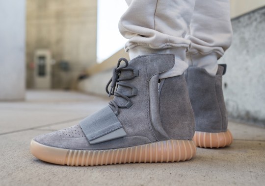 Here’s What The adidas Yeezy Boost 750 “Grey/Gum” Looks Like On-Feet