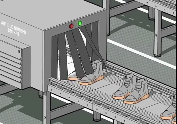 An Animation Of How adidas Yeezy Boost 750 Shoes Are Made