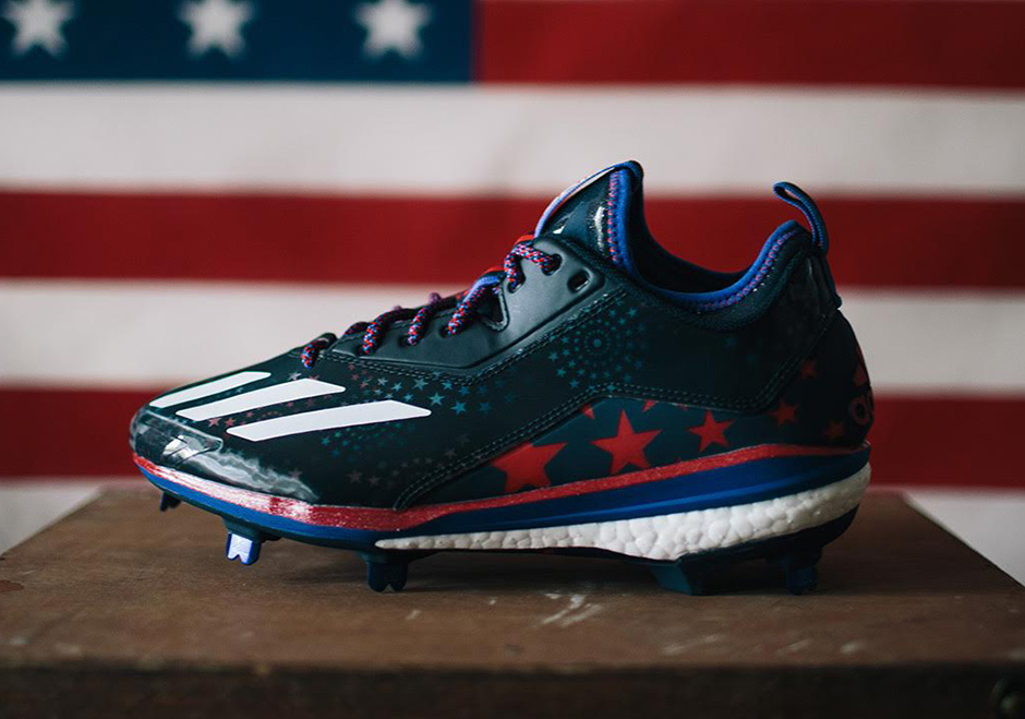 Adidas Energy Boost Icon 2 Baseball Cleat 4th Of July 02