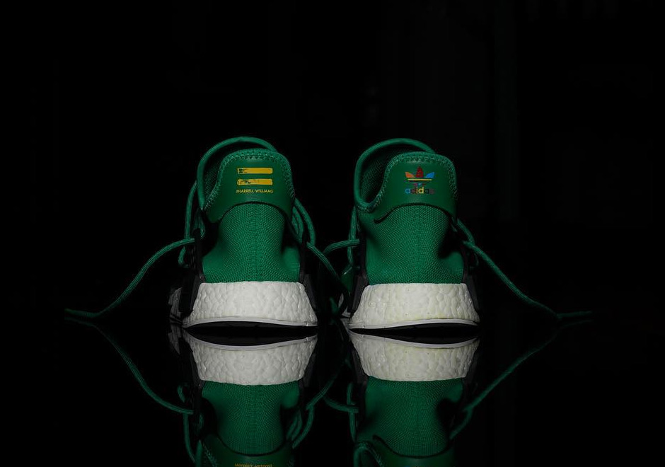 Pharrell x Adidas Originals Hu NMD in Green: Release Info & Images –  Footwear News