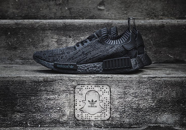 adidas Is Giving Away A 1-of-100 "Pitch Black" NMD Primeknit on Snapchat