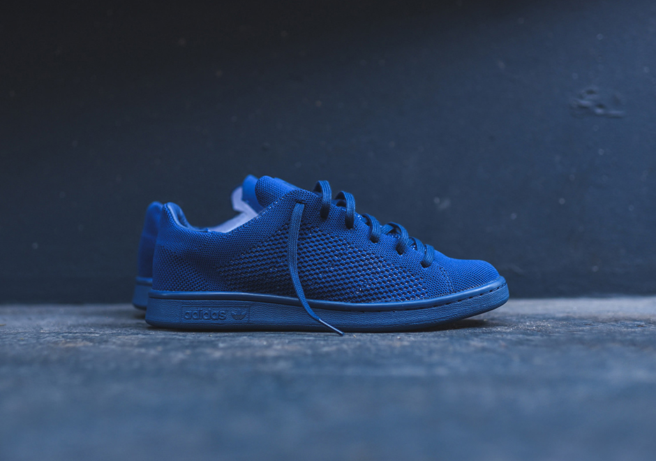 Adidas Stan Smith Primeknit Blue 1