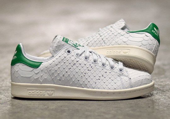 The china adidas Stan Smith Is Releasing In Premium Python Snake Skin