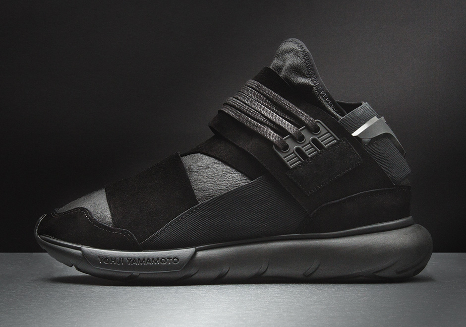 adidas Y-3 Qasa Hi Triple Black Leather 