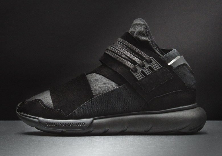 The adidas Y-3 Qasa Hi “Triple Black” Now Features Leather