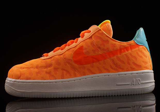 neon orange air force 1