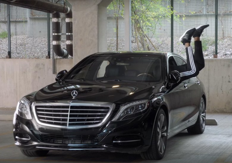 Yes, That’s James Harden’s Feet Dangling From A Mercedes