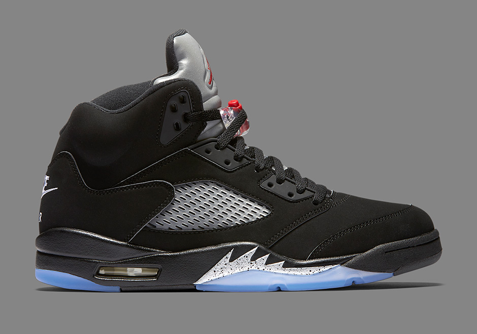 Jordan 5 Black Metallic Silver Full Release Info | SneakerNews.com