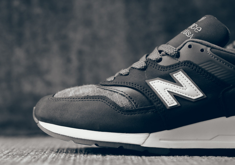 New Balance 997 Charcoal Camo Toe 06