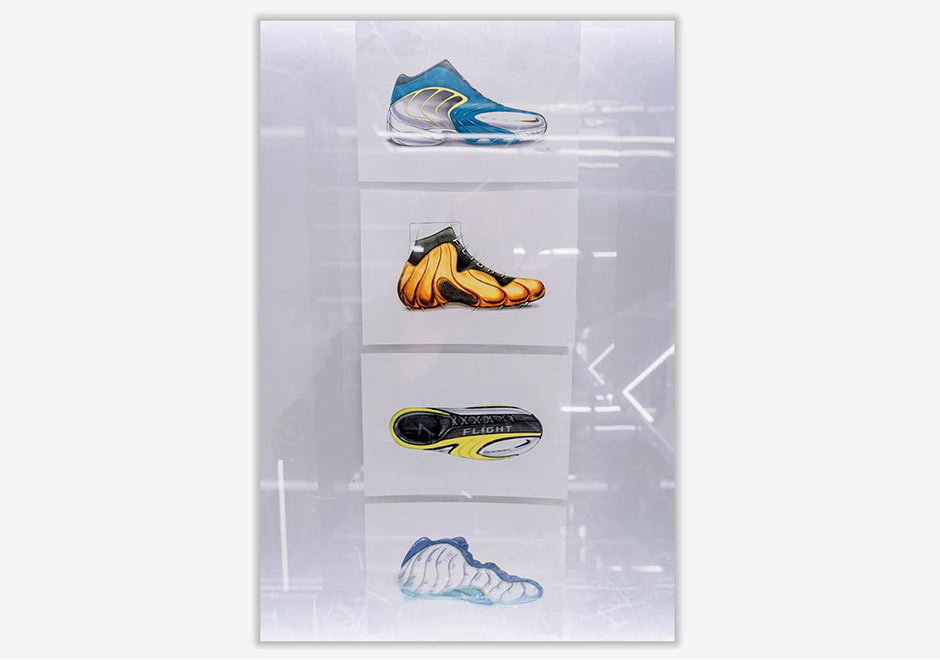Nike Foamposite Golden Air Display 3