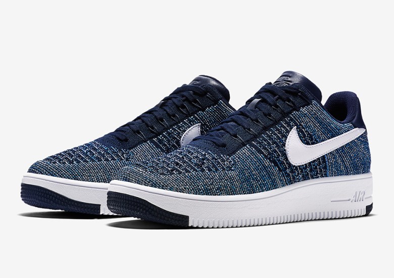 The Nike Air Force 1 Flyknit Comes In Navy