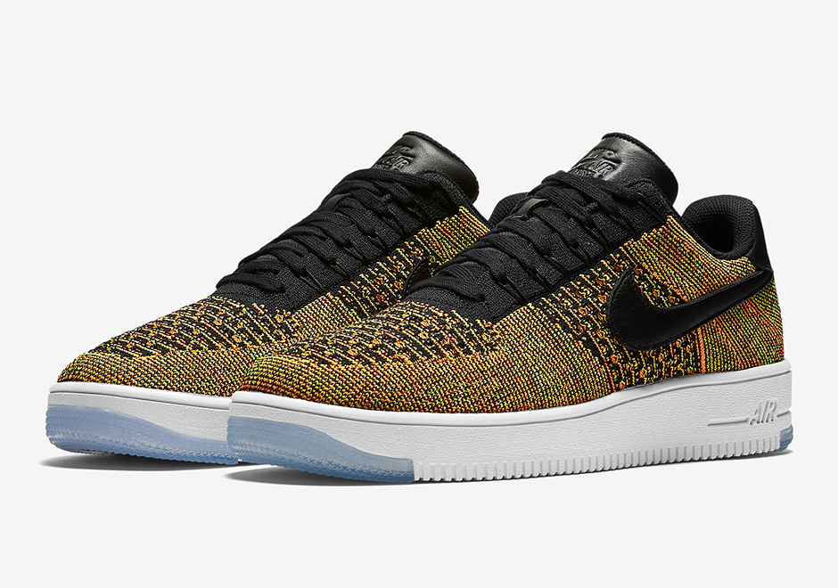 Nike Air Force 1 Flyknit giallo