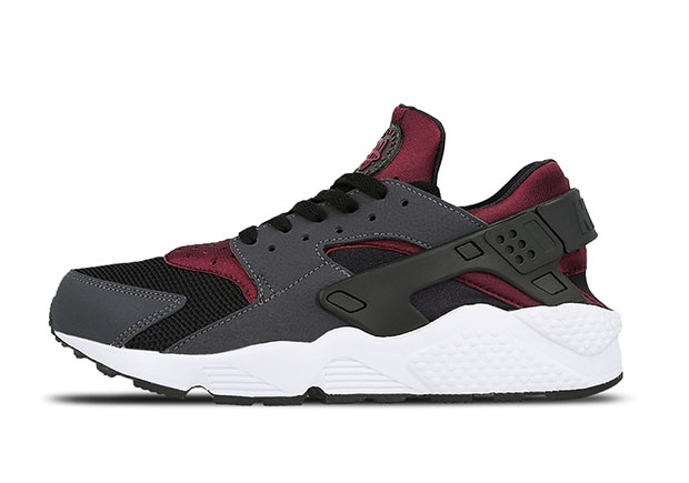 Burgundy huarache shoes sale