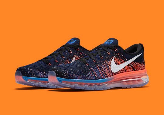 This New Nike Flyknit Air Max Seems To Have New York Sports Fans In Mind