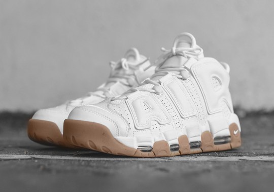 The Nike Air More Uptempo Is Releasing In White/Gum, Too
