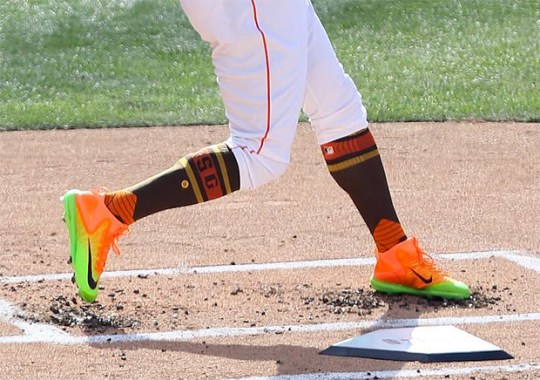 Giancarlo Stanton Wins Home Run Derby Wearing Mike Trout’s Nike Signature Cleats