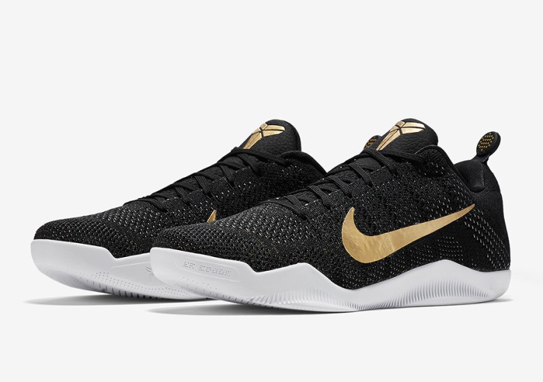 Nike Kobe 11 Black Gold GCR 885869-070 | SneakerNews.com