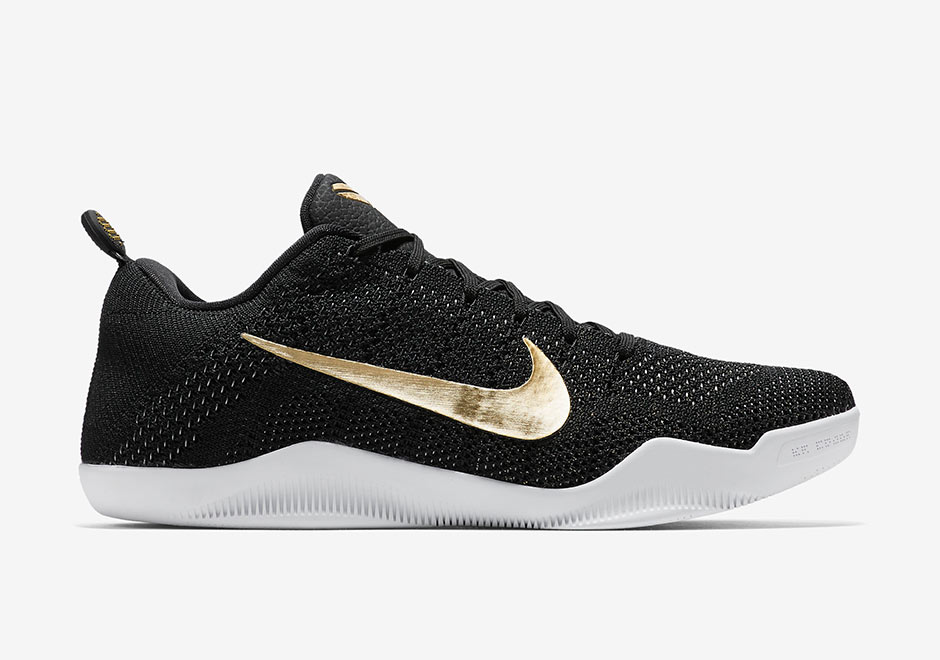 Nike Kobe 11 Black Gold GCR 885869-070 | SneakerNews.com