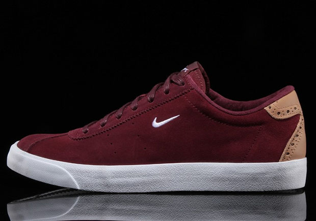 nike match classic suede night maroon 1