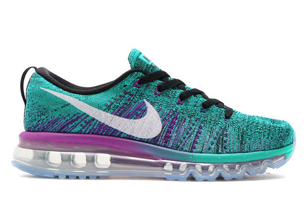 Nike Wmns Flyknit Air Max Clear Jade Hyper Violet 1
