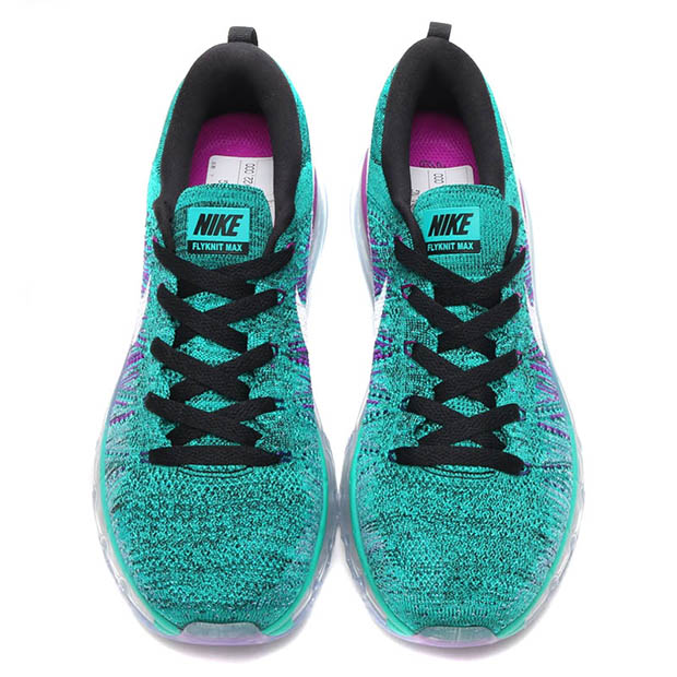 Nike Wmns Flyknit Air Max Clear Jade Hyper Violet 3