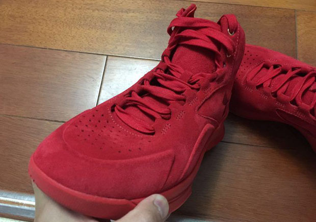 Under Armour Curry 1 Lux Suede Red 2