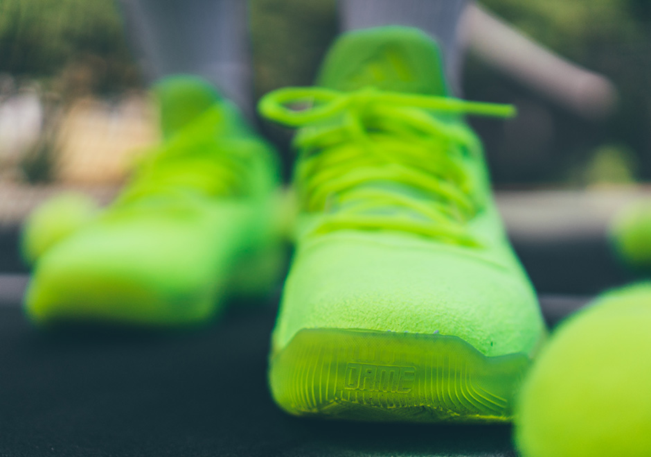 lillard lime green shoes