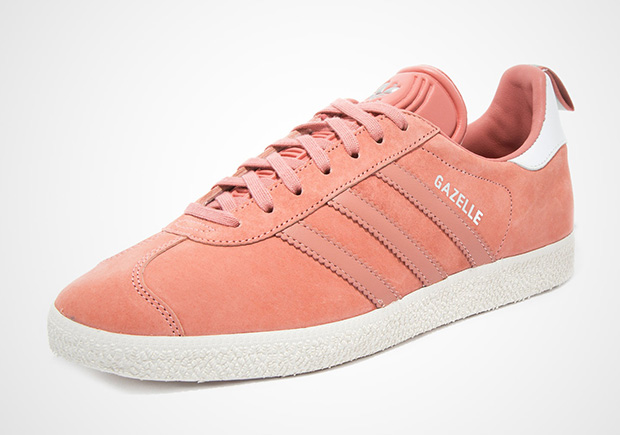 adidas gazelle rose blanc