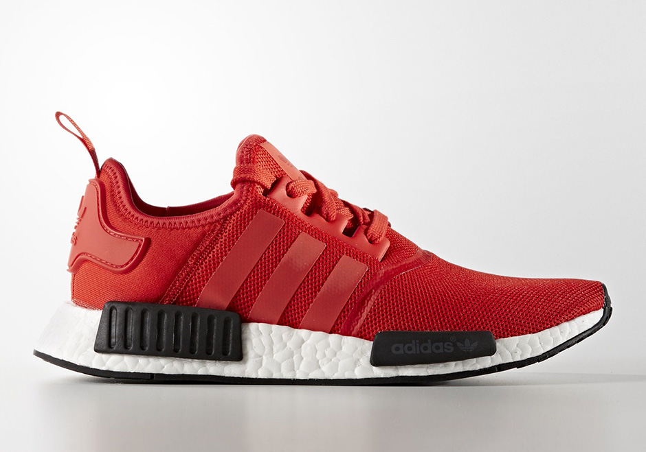 adidas nmd red mens