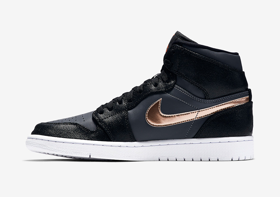 black and bronze jordans