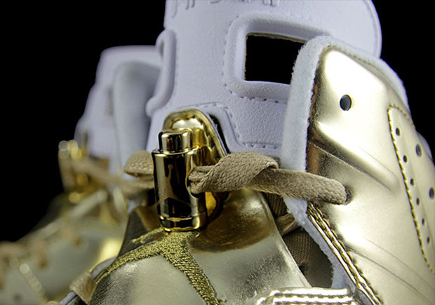 Up Close With The Air Jordan 6 "Gold"