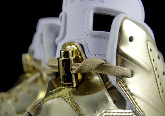 Up Close With The Air Jordan 6 “Gold”