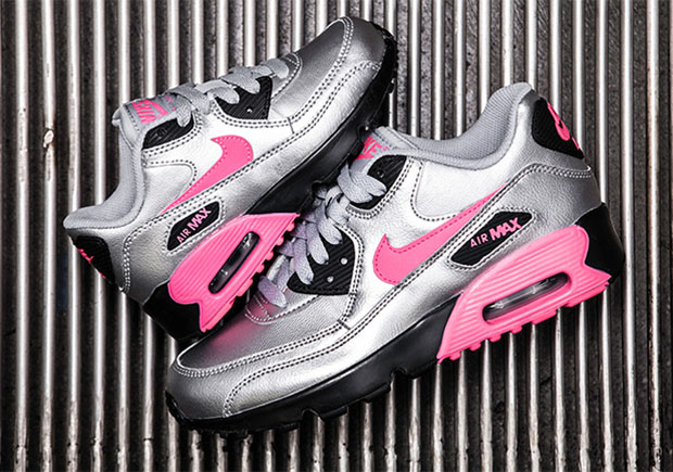 pink and silver nikes